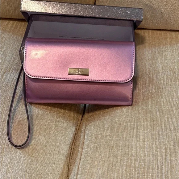 Kate Spade Shimmering Lavender Clutch - Picture 4 of 16